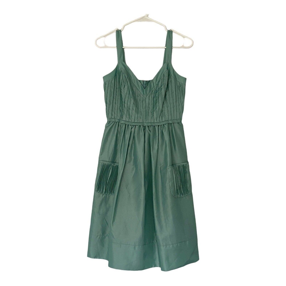 BCBG Green Sleeveless Mini Dress